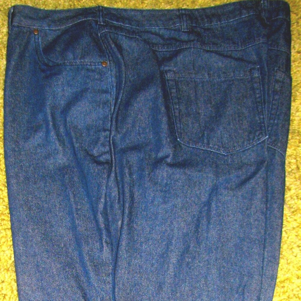 Ladies BLUE Denim JEANS Woman Within Plus size 28W